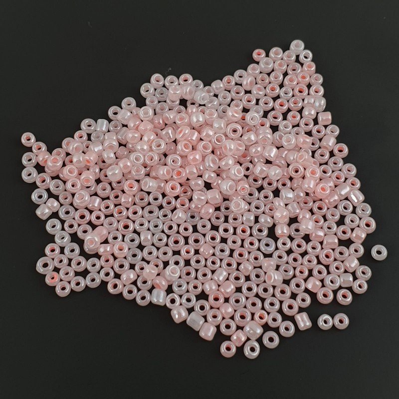 Conteria di Vetro 02x1,5mm Rosa 20gm