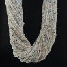 Labradorite Bianco Naturale Forma Tondo Taglia Diamante, Micro Sfaccettato Machine Cut 2,60mm