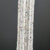 Labradorite Bianco Naturale Forma Tondo Taglia Diamante, Micro Sfaccettato Machine Cut 2,60mm