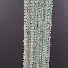 Prenite Naturale Forma Tondo Taglia Diamante, Micro Sfaccettato Machine Cut 3,10mm