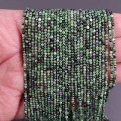Rubizoisite Naturale Forma Tondo Taglia Diamante, Micro Sfaccettato Machine Cut 02mm