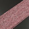 Quarzo Rosa Naturale Forma Tondo Taglia Diamante, Micro Sfaccettato Machine Cut 03mm