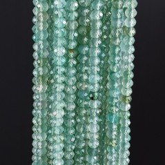 Avventurina Verde Naturale Forma Tondo Taglia Diamante, Micro Sfaccettato Machine Cut 03mm