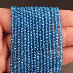 Zircone Celeste Forma Tondo Taglia Diamante, Micro Sfaccettato Machine Cut  2,90 mm