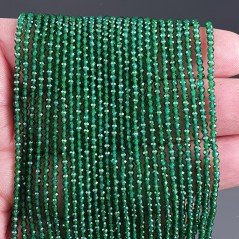 Zircone Verde Smeraldo Forma Tondo Taglia Diamante, Micro Sfaccettato Machine Cut  2,20mm