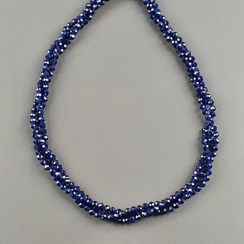 Zirconi Blu Zaffiro Forma Tondo Taglia Diamante, Micro Sfaccettato Machine Cut 2,10mm