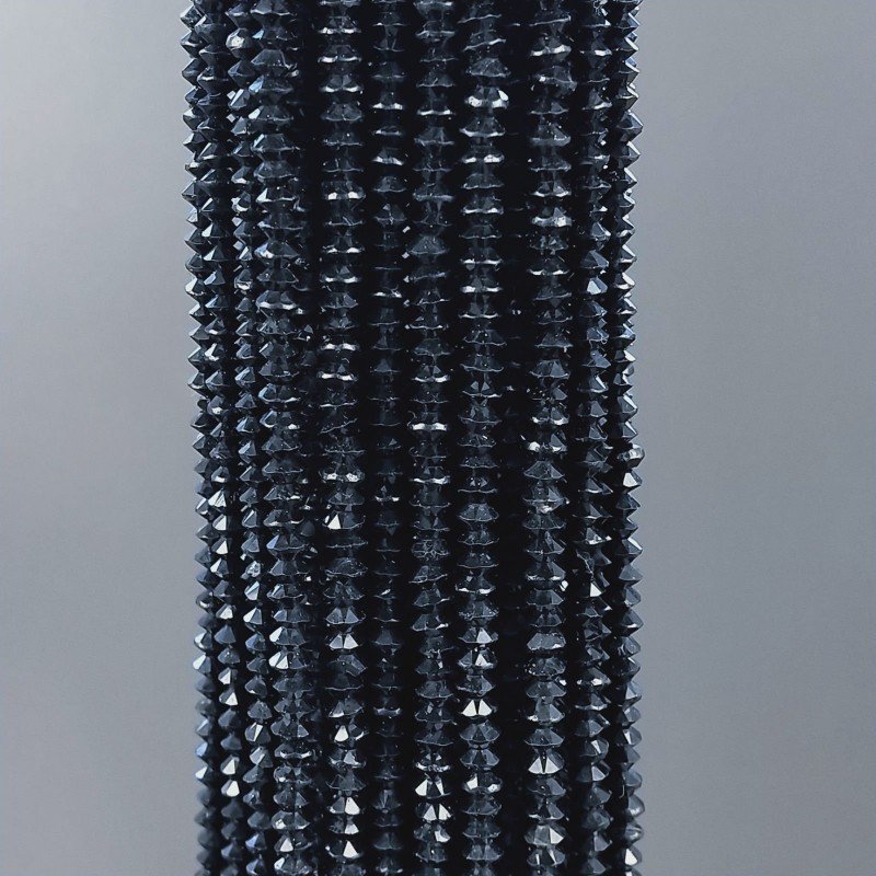 Spinello Nero Prima Scelta Sfaccettato Dischi Diamond Cut 3,5mm
