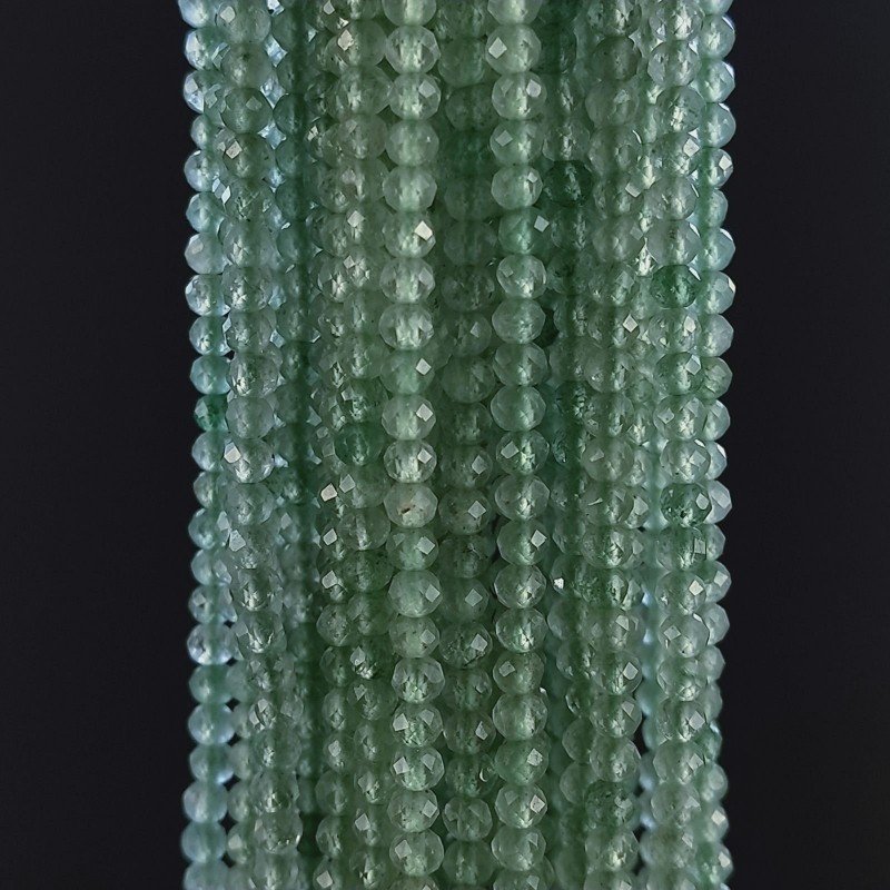 Avventurina Naturale Forma Tondo Taglia Diamante, Micro Sfaccettato Machine Cut 2,10mm Avventurina Naturale Forma Tondo Taglia Diamante, Micro Sfaccettato Machine Cut 2,10mm