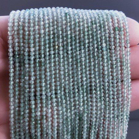 Avventurina Naturale Forma Tondo Taglia Diamante, Micro Sfaccettato Machine Cut 2,10mm