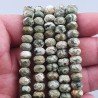 Riolite Naturale in Perline Forma Rondelle Sfaccettato Foro Passante 08mm