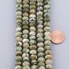 Riolite Naturale in Perline Forma Rondelle Sfaccettato Foro Passante 08mm