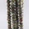 Riolite Naturale in Perline Forma Rondelle Sfaccettato Foro Passante 10mm
