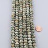 Riolite Naturale in Perline Forma Rondelle Sfaccettato Foro Passante 10mm
