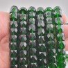 Cristallo verde smeraldo transparente rondelle sfaccettate 12mm