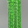 Cristallo verde chiaro rondelle sfaccettate 11mm