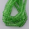 Cristallo verde chiaro rondelle sfaccettate 11mm