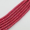 Giada Rubino in Perline Forma Rondelle Sfaccettato Foro Passante 08X05mm