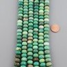 Crisoprasio Naturale in Perline Forma Rondelle Sfaccettato Foro Passante 10mm