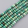 Crisoprasio Naturale in Perline Forma Rondelle Sfaccettato Foro Passante 10mm