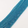 Cristallo verdeacqua trasparente rondelle sfaccettate 3mm