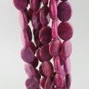 Sugilite Rinforzato in Perline Forma Ovale Piatto Liscio Foro Passante 15X20mm