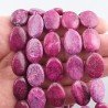 Sugilite Rinforzato in Perline Forma Ovale Piatto Liscio Foro Passante 15X20mm