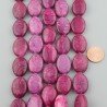 Sugilite Rinforzato in Perline Forma Ovale Piatto Liscio Foro Passante 15X20mm