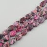 Sugilite Rinforzato in Perline Forma Ovale Piatto Liscio Foro Passante 12X16mm