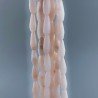 Giada Rosa in Perline Forma Goccia Tondo Sfaccettato Foro Passante 16x6mm