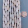Giada Rosa in Perline Forma Goccia Tondo Sfaccettato Foro Passante 16x6mm