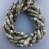 Diaspro Riolite Naturale Perline Forma Goccia Tondo Sfaccettato Foro Passante 20x8mm