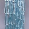 Ossidiana Nobile Perline Forma Goccia Tondo Sfaccettato Foro Passante 10X29mm