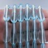Ossidiana Perline Forma Goccia Tondo Liscio Foro Passante 10X29mm