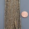 Ematite Perline Forma Tondo Sfaccettato 03mm