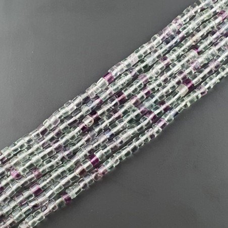Fluorite Perline Forma Cilindro Liscio 04X03mm