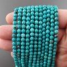 Turchese Stabilizzato Perline Forma Tondo Sfaccettato 04mm