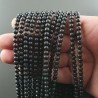 Pietra Lavica Nera Perline Forma Tondo Liscio 04mm