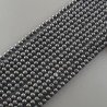 Pietra Lavica Nera Perline Forma Tondo Liscio 04mm
