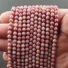 Rhodonite Prima Scelta Perline Forma Tondo Sfaccettato 04mm