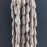 Corallo Fossile Naturale Perline Forma Goccia Tondo Sfaccettato Foro Passante 16x6mm