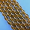 Citrino Idrotermale Perline Forma Goccia Tondo Sfaccettato Foro Passante 10X14mm