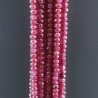 Giada Rubino in Perline Forma Rondelle Sfaccettato Foro Passante 03mm