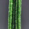 Giada Peridotto in Perline Forma Rondelle Sfaccettato Foro Passante 04mm