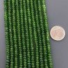 Giada Peridotto in Perline Forma Rondelle Sfaccettato Foro Passante 04mm