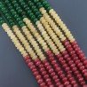 Giada Multicolore in Perline Forma Rondelle Sfaccettato Foro Passante 04mm