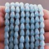 Angelite Perline Forma Goccia Tondo Sfaccettato Foro Passante 06x08mm
