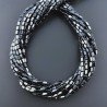 Ematite Perline Forma Cilindro Pepite Liscio Foro Passante 02x03mm