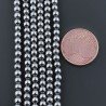 Ematite Argentato Perline Forma Tondo Liscio 03mm