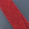 Corallo Bamboo Rosso Perline Forma Tondo Liscio 02mm