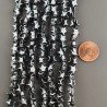 Ematite Naturale Perline Forma Stella Piatto Liscio Foro Passante 08mm